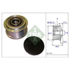 INA Overrunning Alternator Pulley 535020710 thumbnail