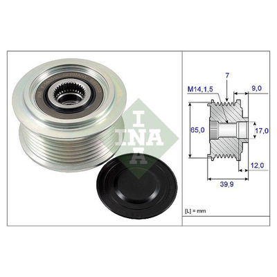 INA Overrunning Alternator Pulley 535022910