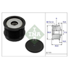 INA Overrunning Alternator Pulley 535023010 thumbnail