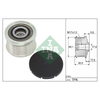 INA Overrunning Alternator Pulley 535034410 thumbnail