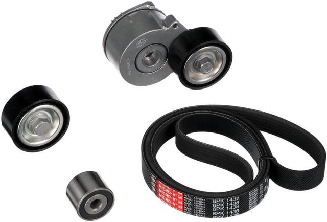 Gates Alternator V-Ribbed Drive Belt Kit Micro-V K016PK1438 - image 2