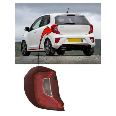 Fits Kia Picanto 2017- Rear Light Lamp Passenger Side