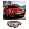 Fits Kia Rio 2011-2015 Headlight Headlamp Halogen Black Type Driver Side No Motor Included thumbnail