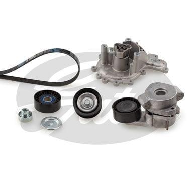 Gates Alternator V-Ribbed Drive Belt Kit & Water Pump Micro-V KP16PK1640 - image 2