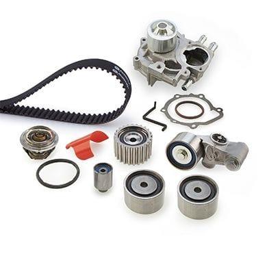 Timing Belt & Water Pump Kit With Thermostat Gates PowerGrip® KP2TH15612XS-3 - tradevehicleparts.co.uk