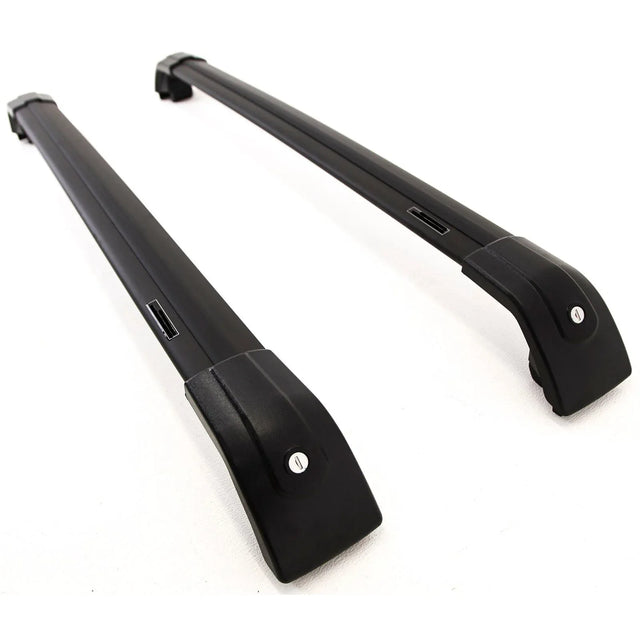 Fits Land Rover Discovery Sport L550 2015- Roof Rack Cross Bars Pair Aluminium Black - image 2