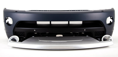 Range Rover Sport Autobiography 2009-2013 Front Bumper Complete Silver Spoiler - tradevehicleparts.co.uk