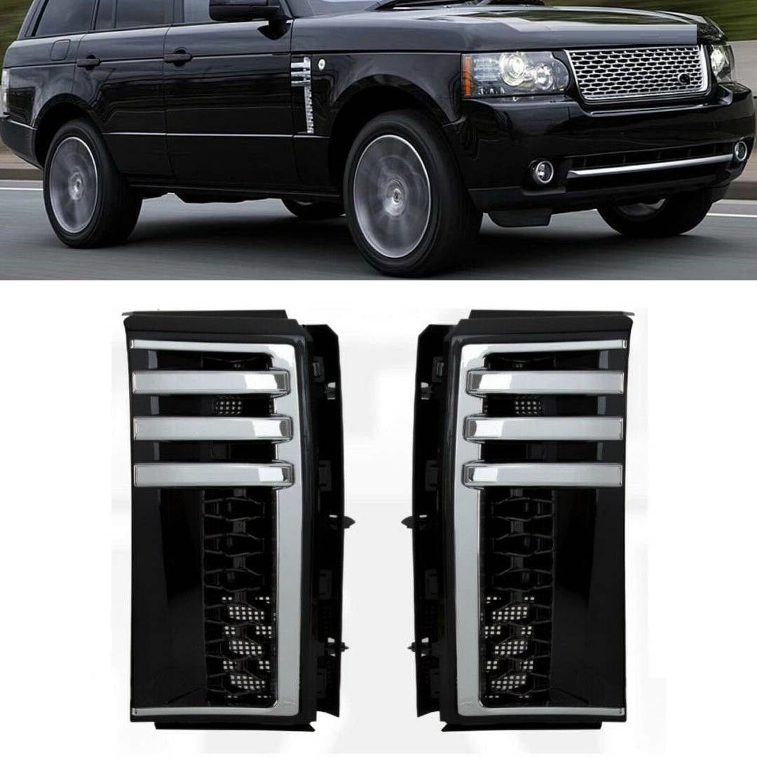 LR4030 Range Rover Autobiography Ultimate L322 2009-2012 Side Vents Black & Chrome