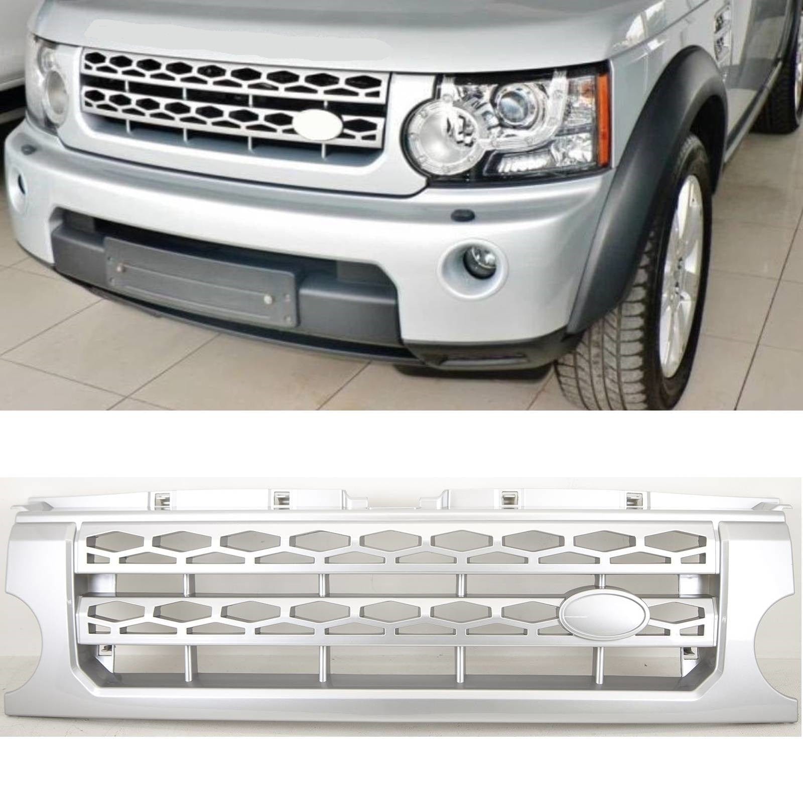LR4041 Land Rover Discovery 4 2009-2013 Front Main Grille Silver