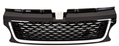 Range Rover Sport Autobiography 2009-2013 Front Main Grille Black With Silver Trim - tradevehicleparts.co.uk