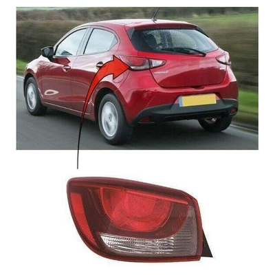 Fits Mazda 2 2015- Rear Light Lamp Outer Section Passenger Side