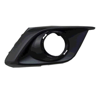 Fits Mazda 3 2013-2016 Front Bumper Fog Grille With Fog Lamp Hole & Moulding Hole Passenger Side