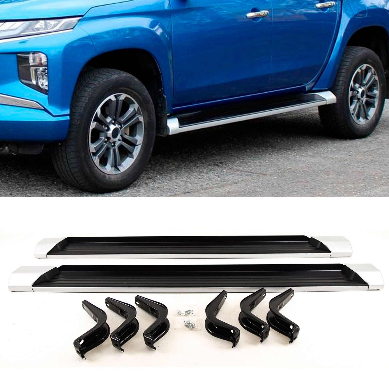 MB1216 For Mitsubishi L200 2019- Running Boards Side Steps