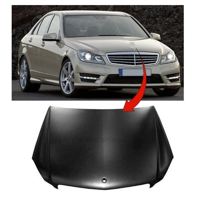 Fits Mercedes C-Class W204 Saloon 2011-2014 Bonnet Steel Primed