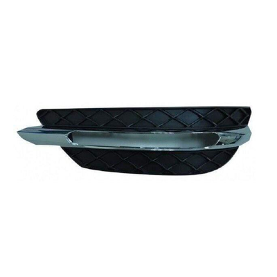 Fits Mercedes C-Class W204 Saloon 2011-2014 Fog Grille With Chrome Moulding Passenger Side