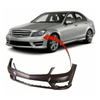 Fits Mercedes C-Class W204 AMG Saloon 2011-2014 Front Bumper Primed W/ Pdc No Washer thumbnail