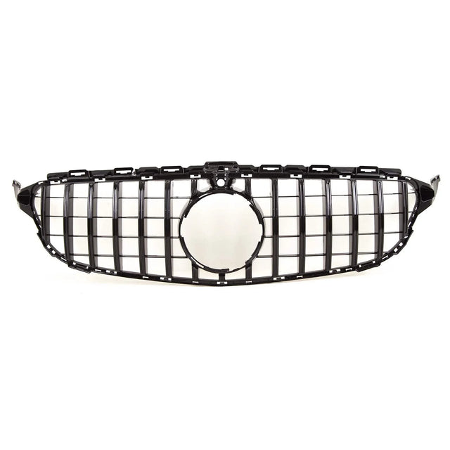 Fits Mercedes C Class W205 2014-2018 Front Bumper Grille Gloss Black Sport C63 Sport - image 5