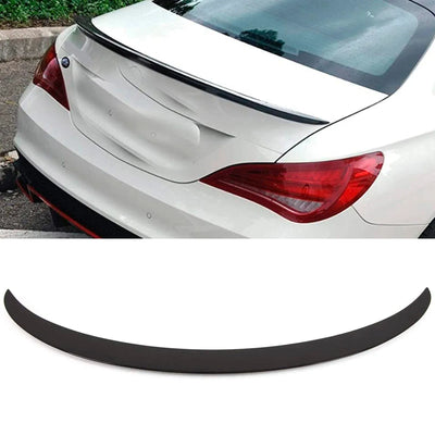 Fits Mercedes CLA W117 C117 AMG Style Rear Trunk Boot Lip Spoiler Gloss Black - tradevehicleparts.co.uk