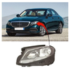 Fits Mercedes E-Class W213 2016- Headlight Headlamp With Motor Halogen Black Type Passenger Side thumbnail