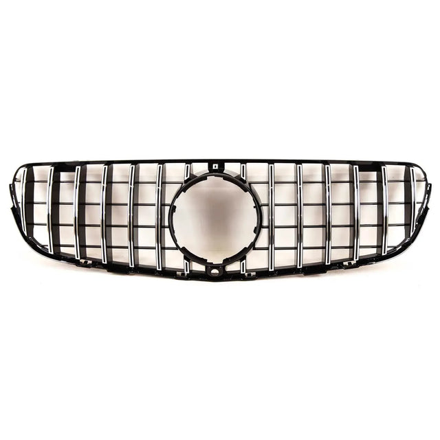 Fits Mercedes GLC X253 C253 2015-2019 Front Bumper Grille Black & Chrome Sport - image 2