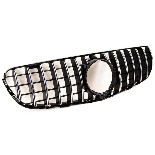 Fits Mercedes GLC X253 C253 2015-2019 Front Bumper Grille Black & Chrome Sport - image 3