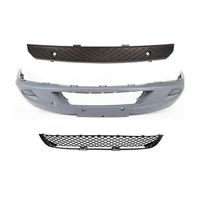 Fits Mercedes Sprinter 2006-2013 Front Bumper Gray Kit Centre Grille & Steper Grille