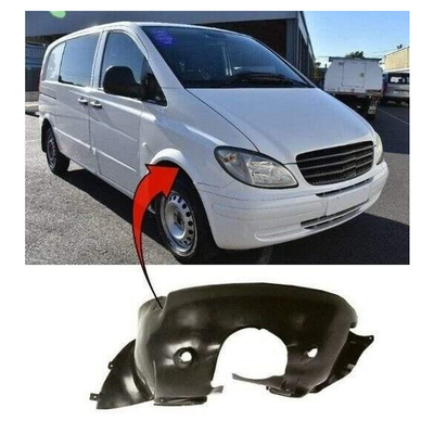 Fits Mercedes Vito 2003-2010 Front Wing Arch Liner Splash Guard Right Side Complete