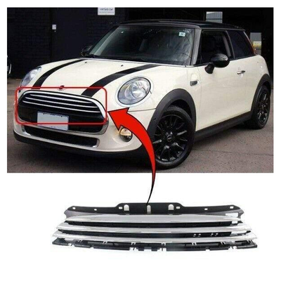 Fits Mini Coupe R58 2011-2015 Front Grille Main Centre Mat Black With Chrome