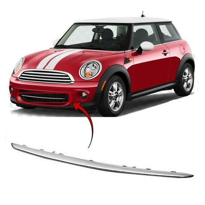 Fits Mini Hatchback R56 Lci 2010-2014 Front Bumper Grille Lower Moulding Trim Chrome