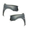 Fits Mitsubishi L200 1996-2006 Front Wing Primeds With Indicator And Moulding Hole Left & Right Side Pair thumbnail