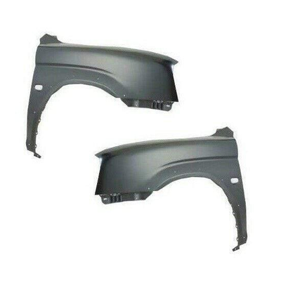 Fits Mitsubishi L200 1996-2006 Front Wing Primeds With Indicator And Moulding Hole Left & Right Side Pair