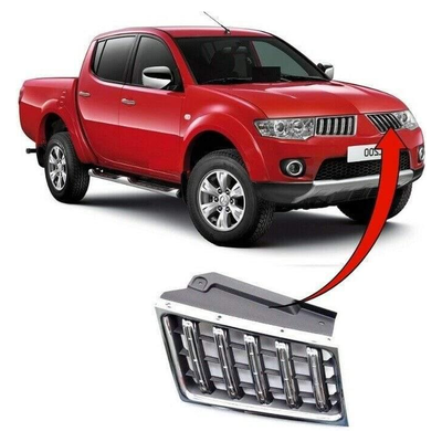 Fits Mitsubishi L200 2010-2012 Front Main Grille Chrome Moulding Passenger Side