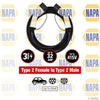 NAPA EV Fast Charging Cable 32A 3 Phase Type 2 Female to Type 2 Male NEC101 thumbnail