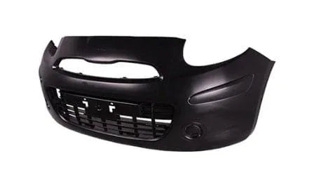 Fits Nissan Micra K13 2010-2013 Front Bumper No Fog Holes No Pdc Or Washer Holes - image 2