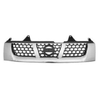 Fits Nissan Navara D22 2.5Td 11/2001-2005 Front Grille Main Top Chrome And Black thumbnail