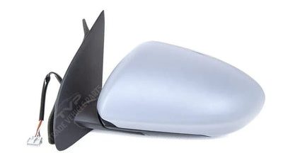 Fits Nissan Qashqai 2007-2013 Door Mirror Heated Electric Primed Left Power Fold - tradevehicleparts.co.uk