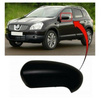 Fits Nissan Qashqai 2007-2013 Wing Door Mirror Cover Black Passenger Left Side N/S thumbnail