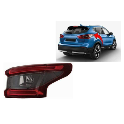 Fits Nissan Qashqai 2017- Rear Light Lamp Outer Section Led Type Driver Side