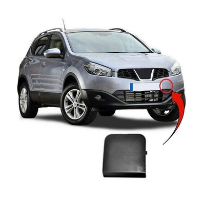 Fits Nissan Qashqai J10E, Qashqai +2 Jj10E 2010-2013 Front Bumper Tow Eye Cover Black