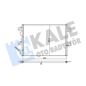 NRF Air Conditioning Condenser 350345