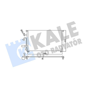 NRF Air Conditioning Condenser 350545