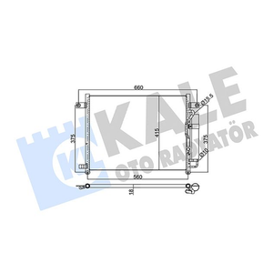 NRF Air Conditioning Condenser 350550