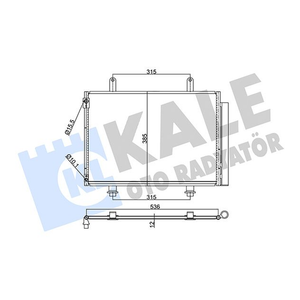 NRF Air Conditioning Condenser 350640