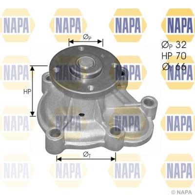 NAPA Water Pumps Engine Cooling Water Pump NWP1404 - image 2