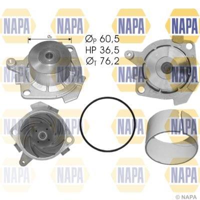 NAPA Water Pumps Engine Cooling Water Pump NWP1487 - image 2