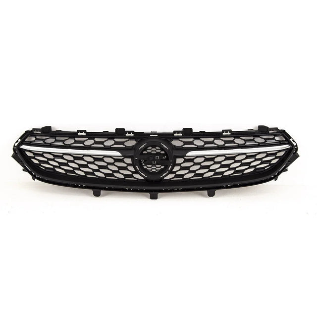 Fits Vauxhall Corsa F 2020- Front Bumper Main Center Grille Black With Chrome Trim - image 4
