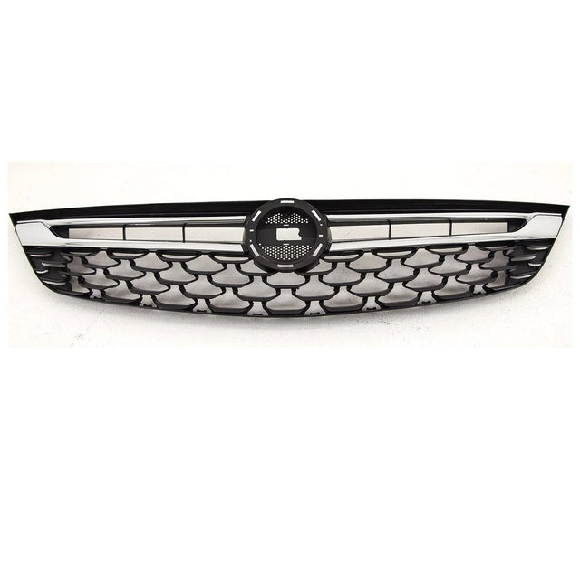 Fits Vauxhall Astra K 2015-2019 Front Bumper Main Center Grille Black With Chrome Trim - image 2