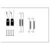 Mintex Parking Break Shoes Accessory Fitting Kit Rear Axle MBA27 thumbnail