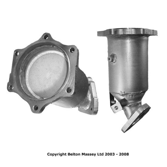 BM Catalysts Petrol Catalytic Converter BM91066 Euro 2 - image 2