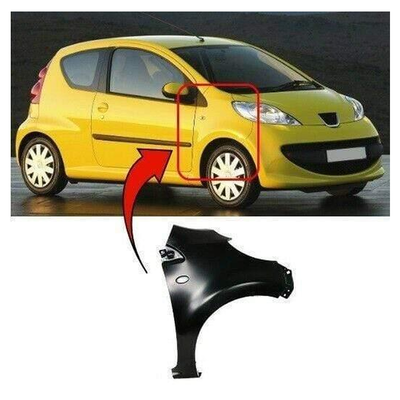 Fits Peugeot 107 2005-2014 Front Wing Driver Side Primed